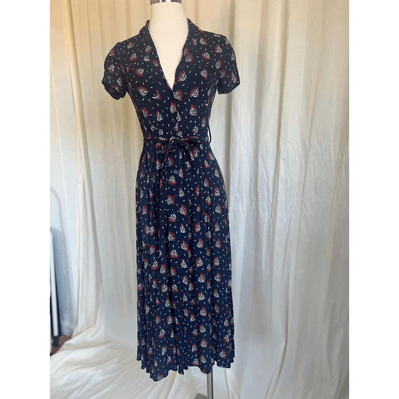 Marks and Spencer Women's Maxi Dress Floral Button... Depop