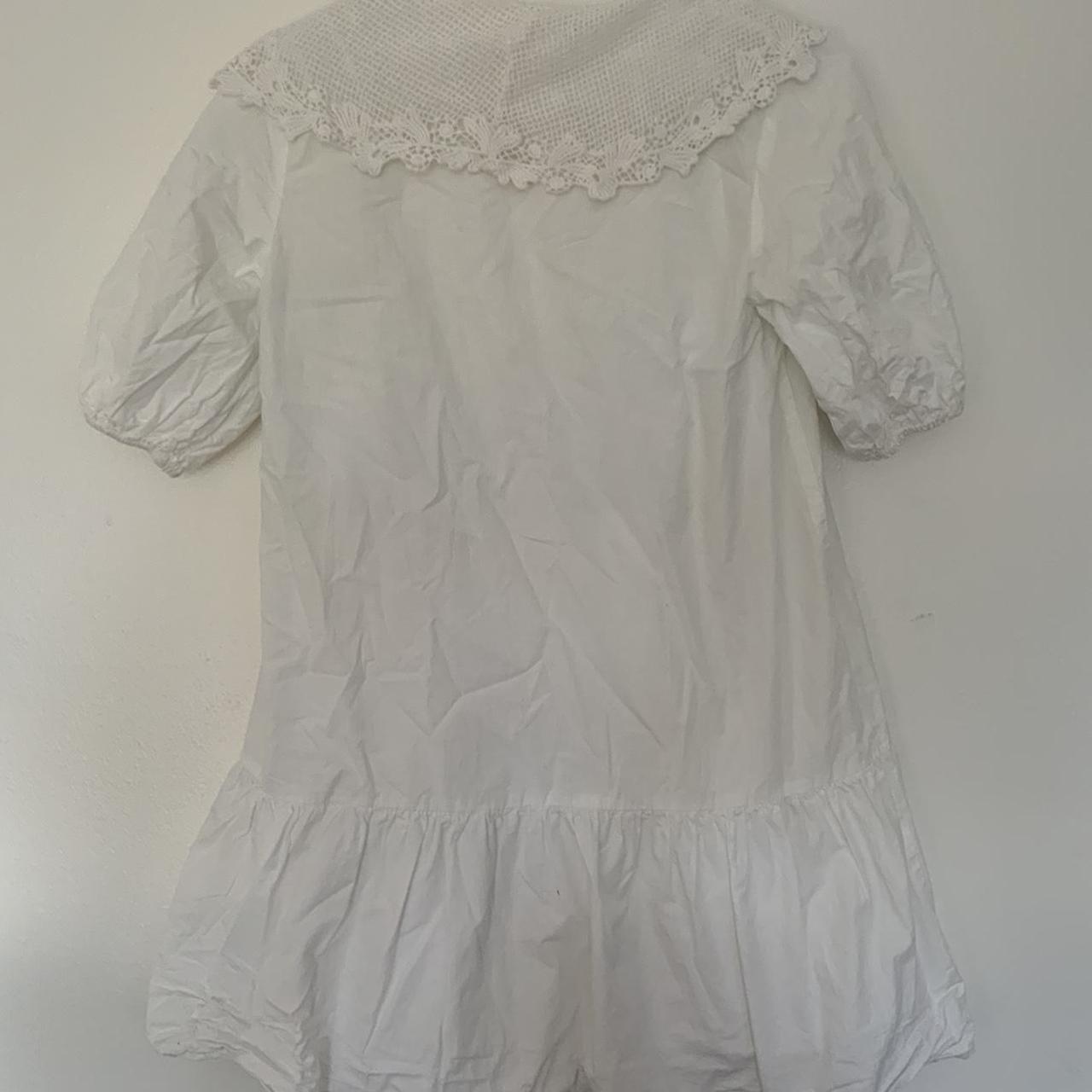 ZARA girls 11-12 white collared dress I wore this... - Depop