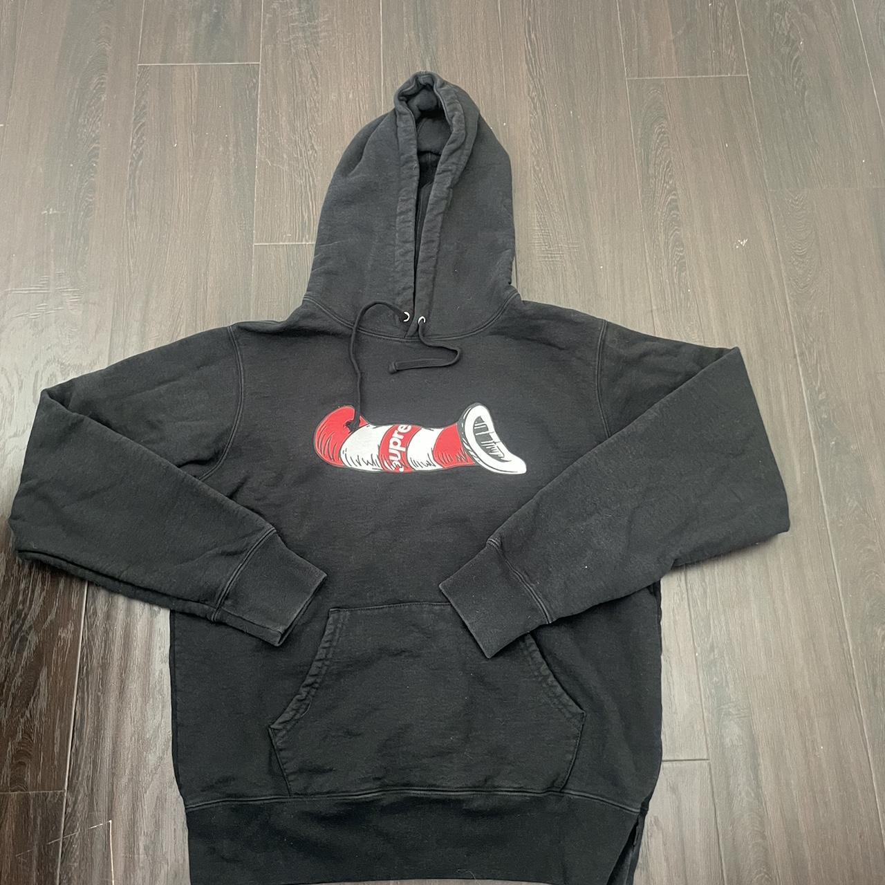 Supreme Cat in The Hat Hoodie, Size Small, Used