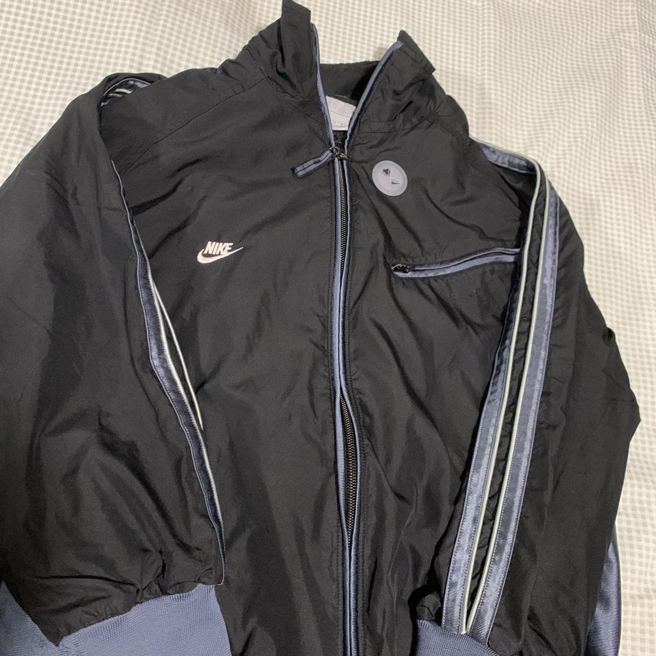 Nike Women's Black and Blue Jacket | Depop