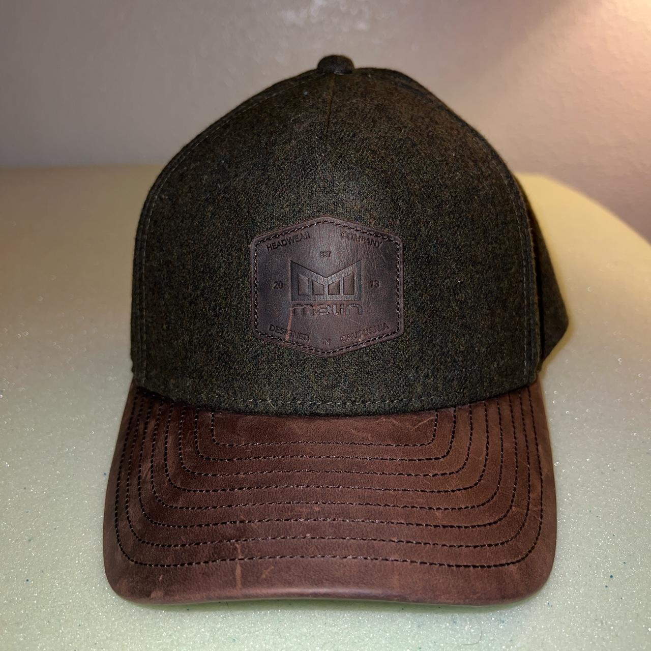 melin Men's Green and Brown Hat Depop