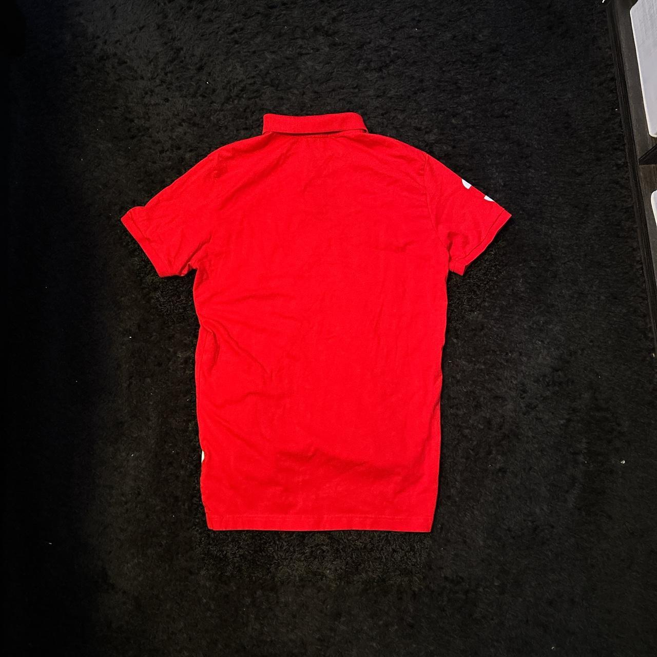 Red polo shirt Labelled Size: M Recommended Size:... - Depop