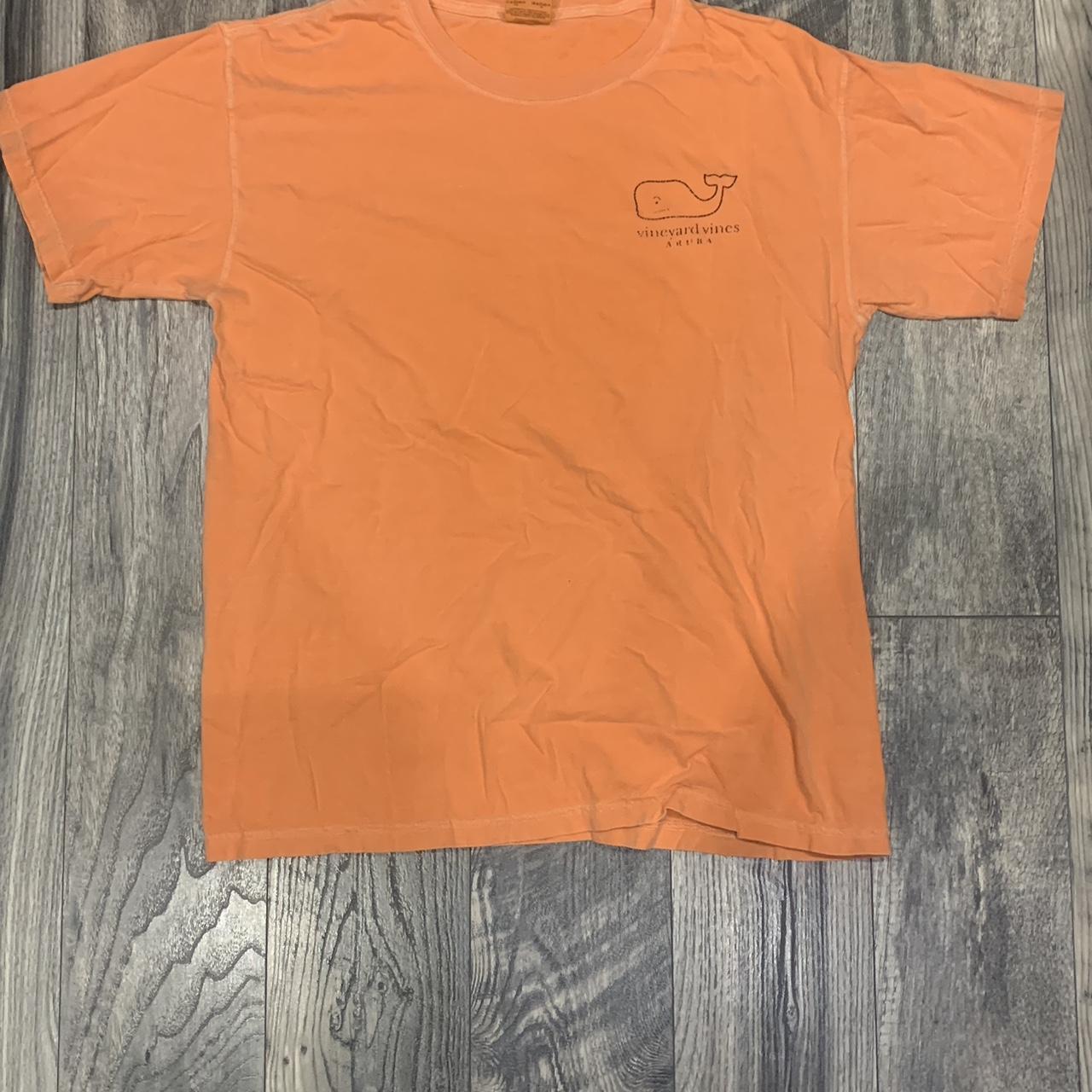 orange vineyard vines shirt