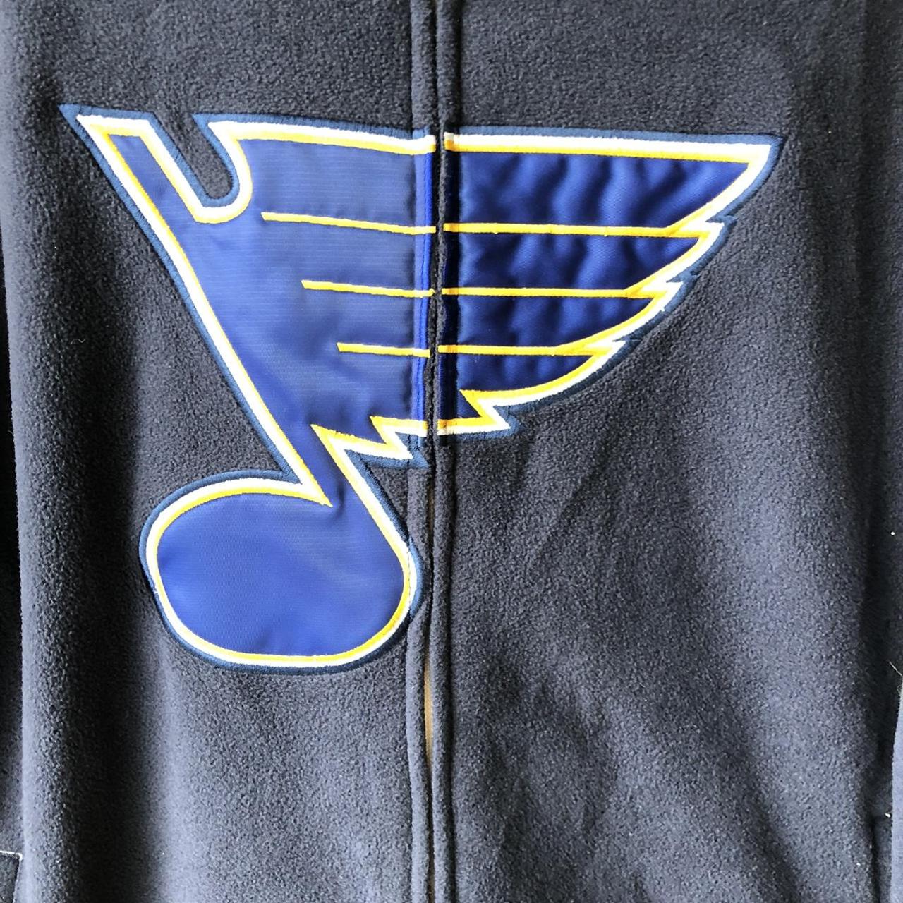Vintage Reebok St. Louis Blues hockey jacket - Depop