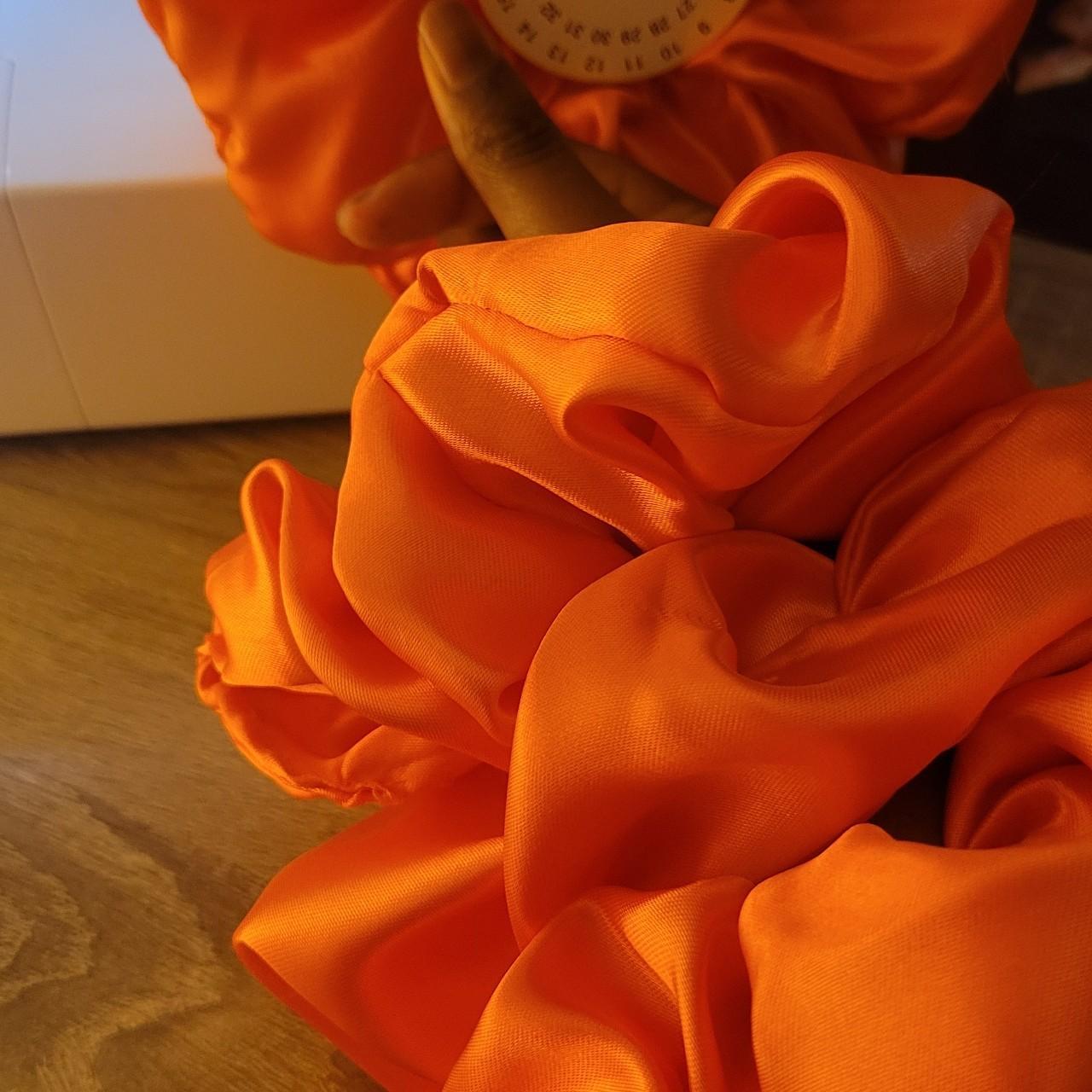 Orange scrunchies- New, Hand made - Depop