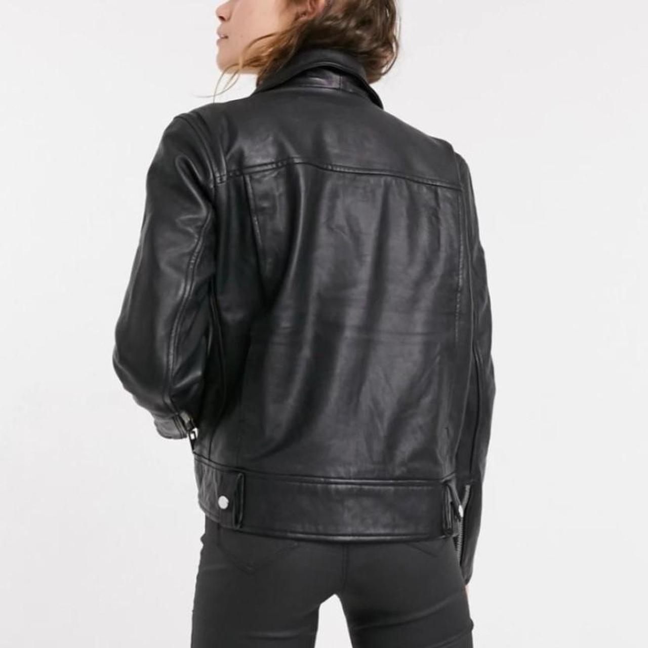 Bolongaro Trevor Gabriella boxy leather biker Depop