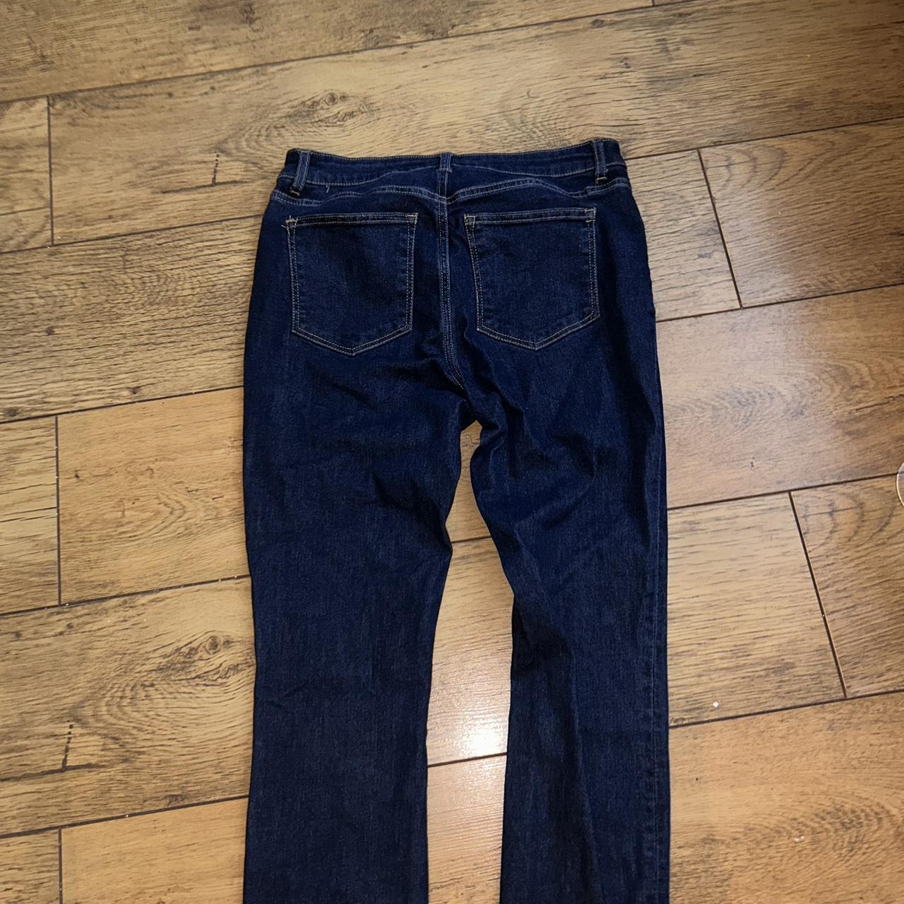 H&M navy skinny jeans. Size UK 40 regular leg Depop