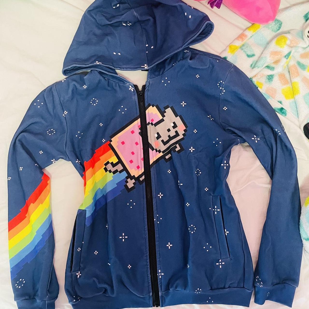 Nyan cat hoodie ⚠️DONT BUY⚠️ will trade if you want... - Depop