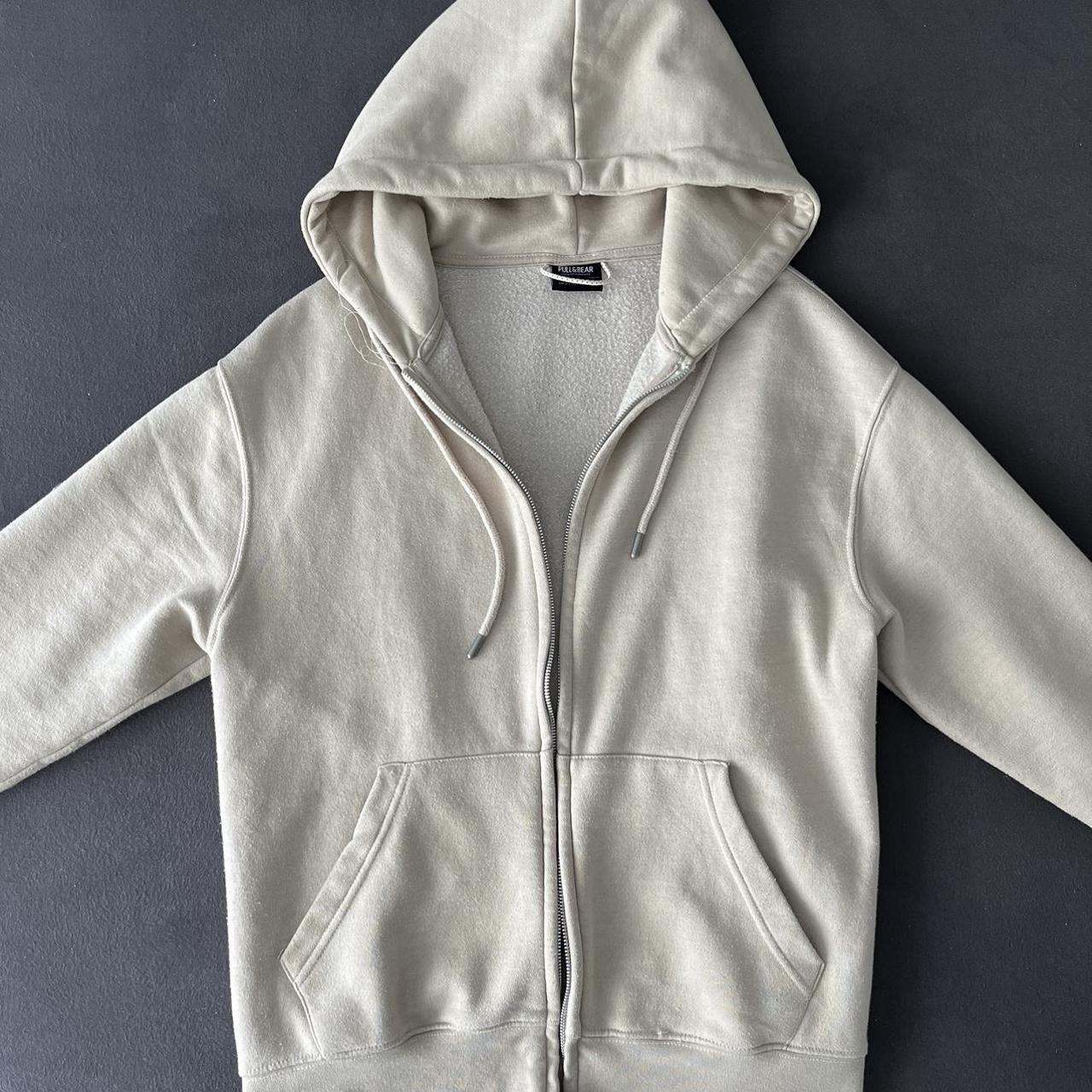 Pull&bear Basic Hoodie Beige Jual Hoodie Unisex Pull&Bear