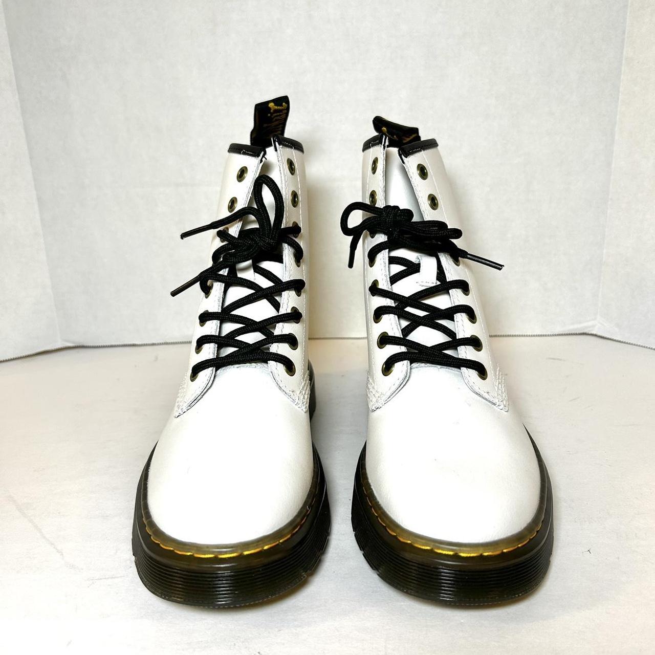 Matte white 2024 doc martens