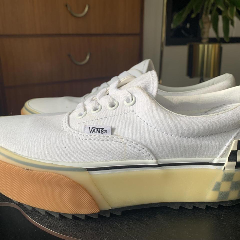 era stacked white checkerboard