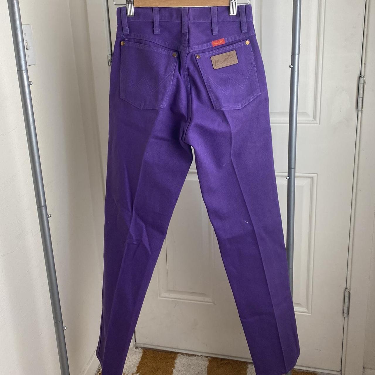 VINTAGE PURPLE WRANGLER JEANS The most perfect - Depop