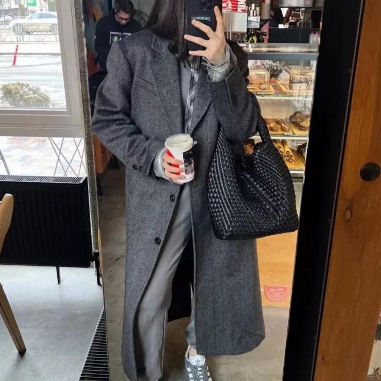 zara gray coat