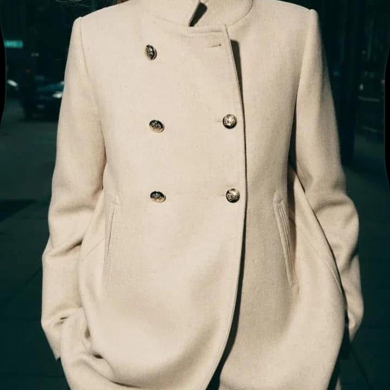 Double Breasted Wool Coat Zara Coats Usa ZARA ZW COLLECTION DOUBLE - Main Image