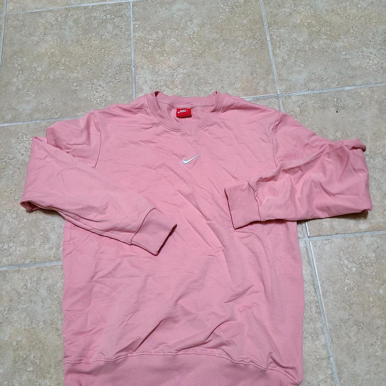 mens pink nike sweatshirt
