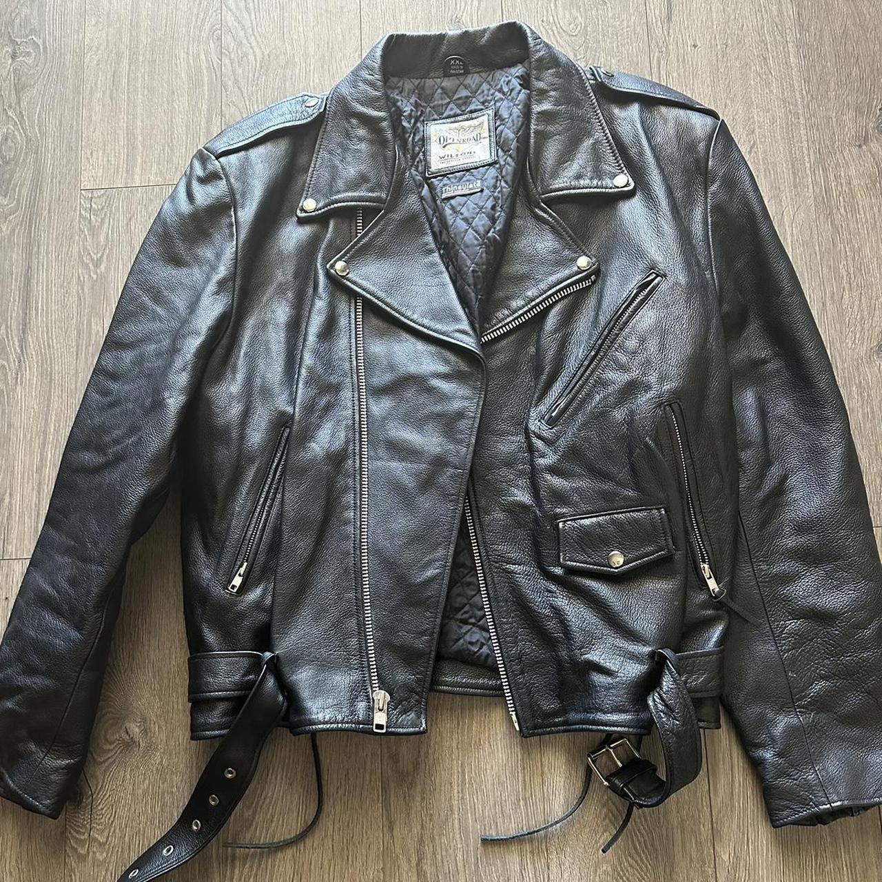 Wilson’s Leather Men's Black Jacket | Depop