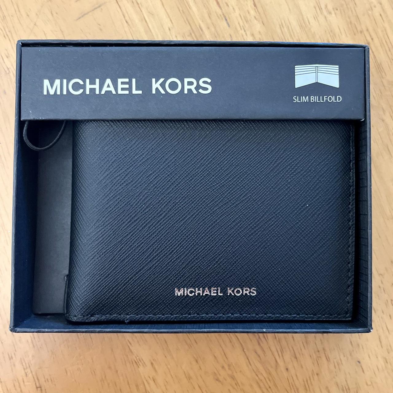 Michael kors deals slim bifold wallet