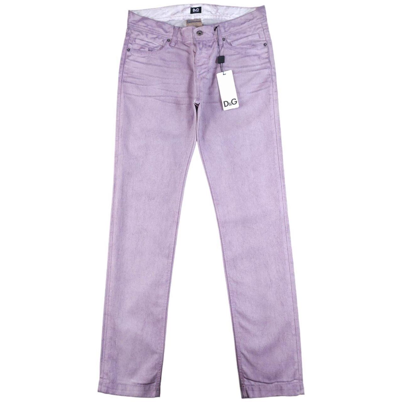 Dolce & Gabbana D&G Men Audacious Purple Denim Tight... Depop