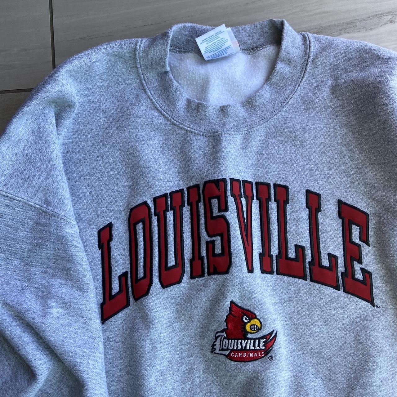 Vintage University of Louisville Cardinals Sweatshirt Large