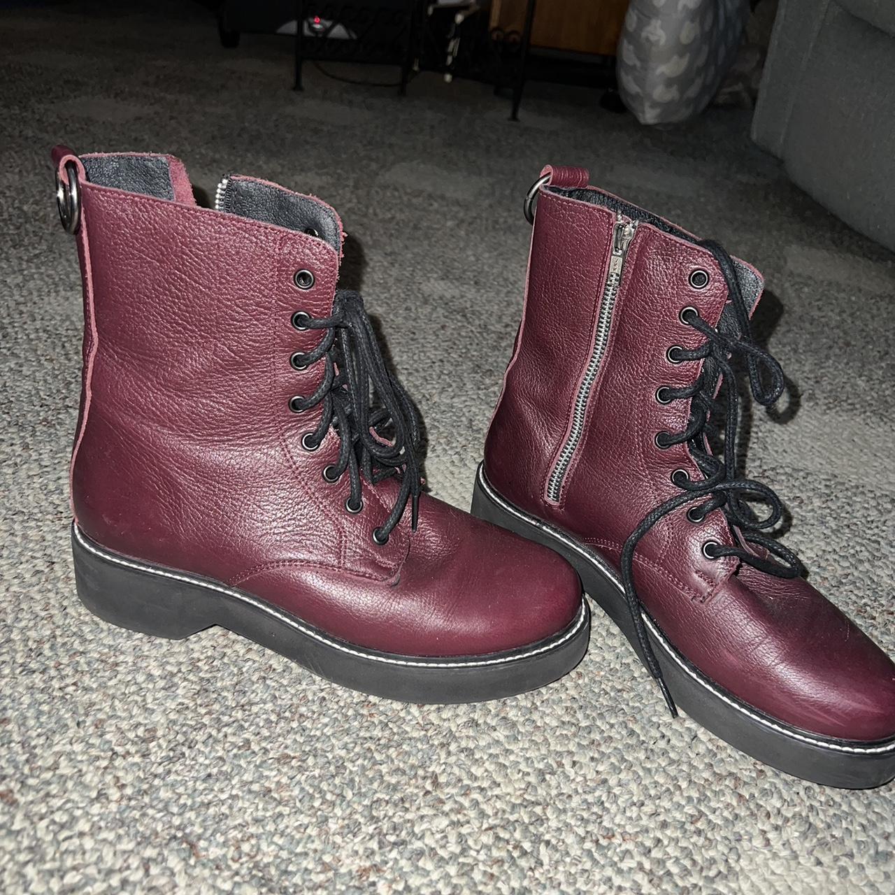 Steve madden sale burgundy boots