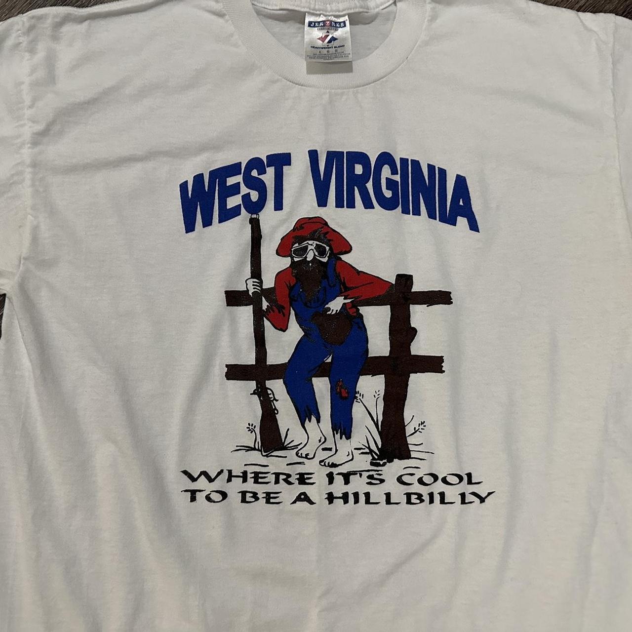 Y2K West Virginia Hillbilly Tee L, Jerzees