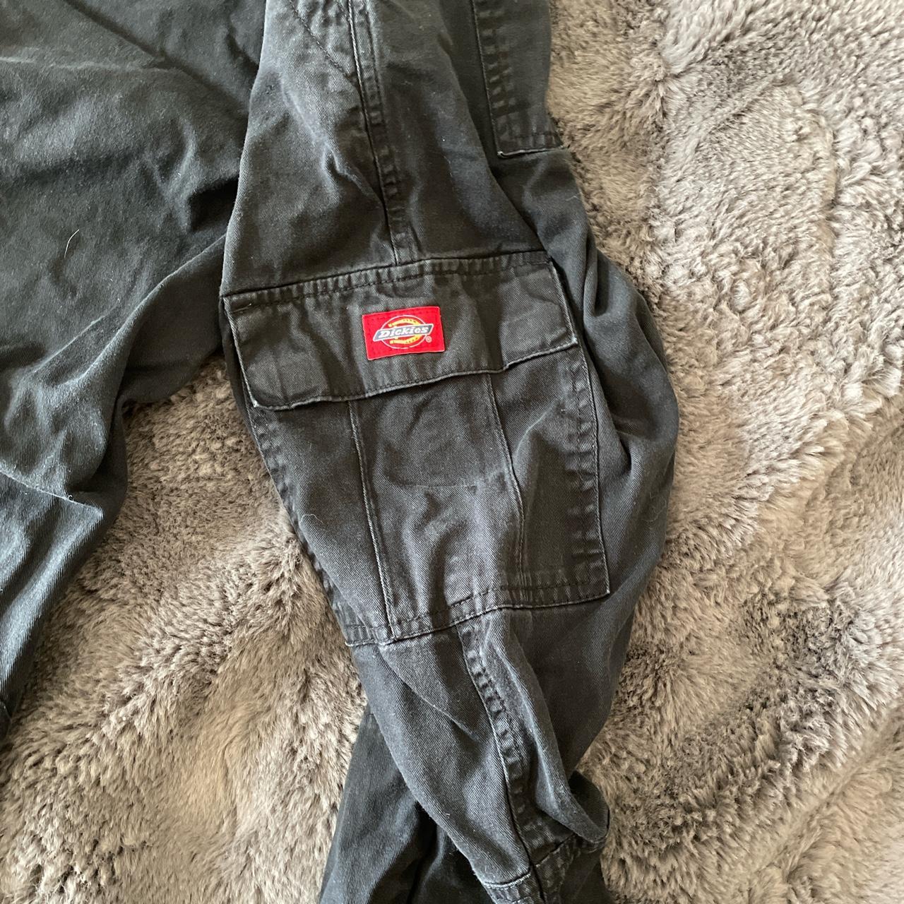 High waisted dickies black cargo pants older... Depop
