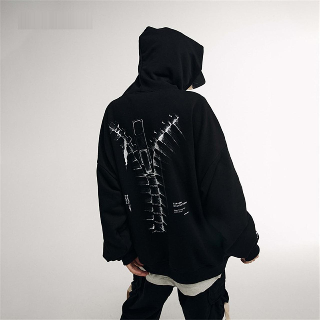 Men's Black Hoodie | Depop