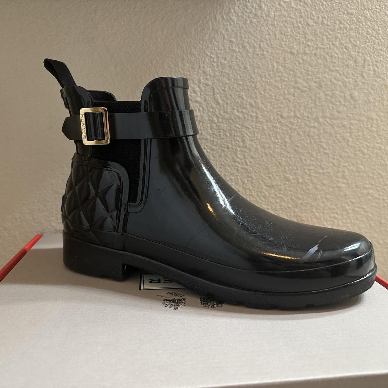 Black hunter boots size 7 best sale