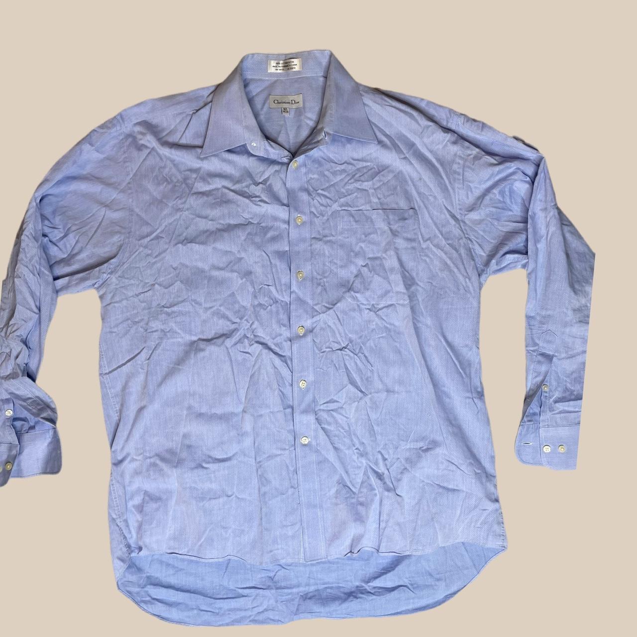 Christian Dior button up shirt Dress shirt 16 1/2... Depop