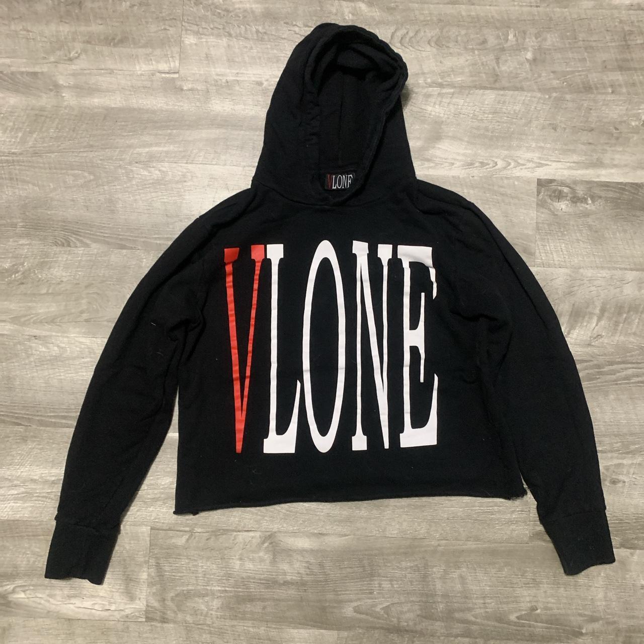 Vlone hoodie Dm me if u need measurements Price is... - Depop