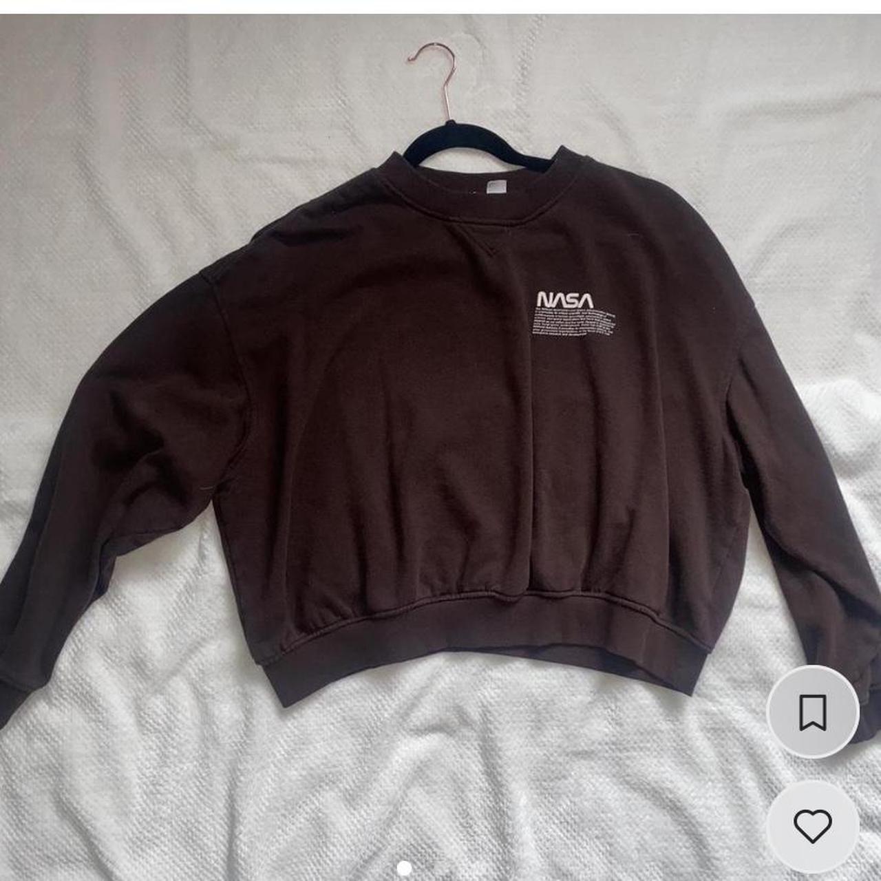 H&M Women's Brown Sweatshirt Depop