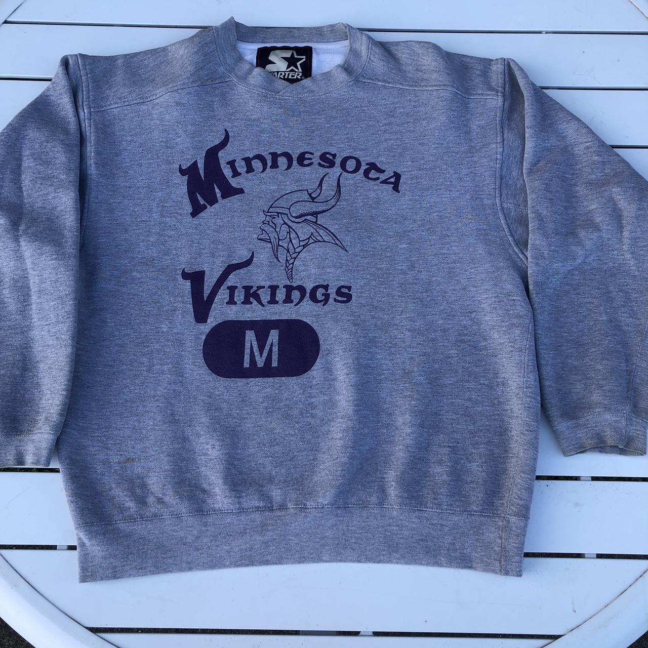 Vintage Minnesota Vikings Starter Pullover - Depop