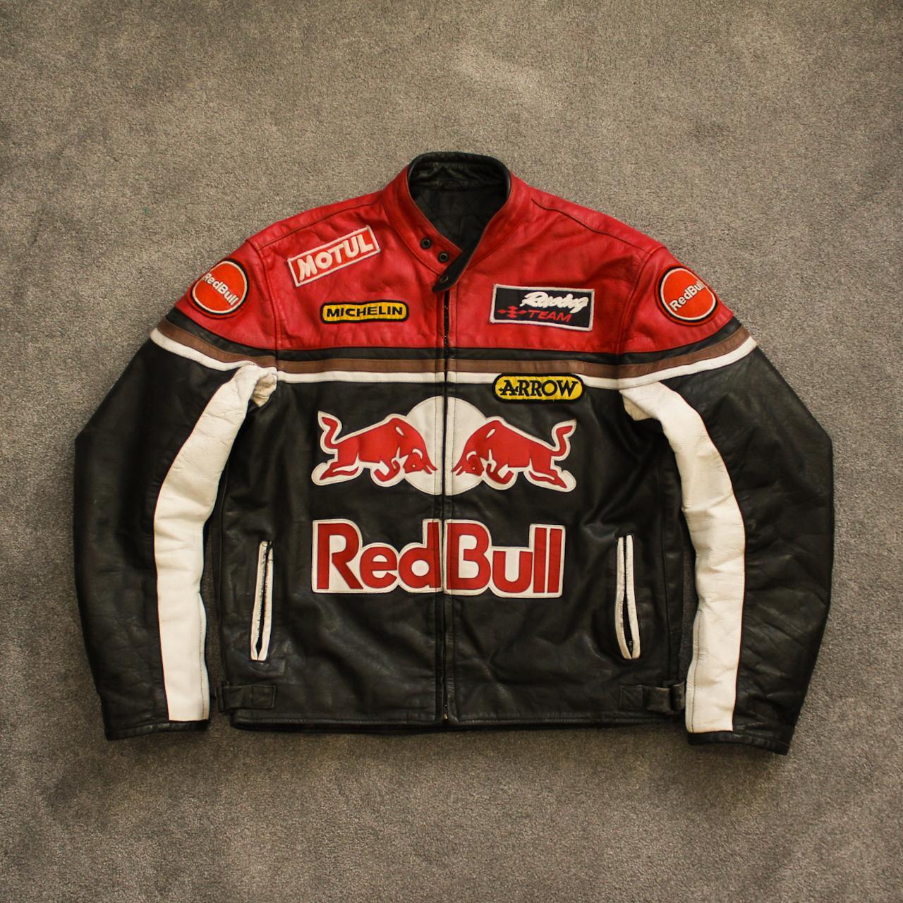 Eddie Brown REDBULL レザー レーシングジャケット Eddie Brown REDBULL レザー レーシングジャケット