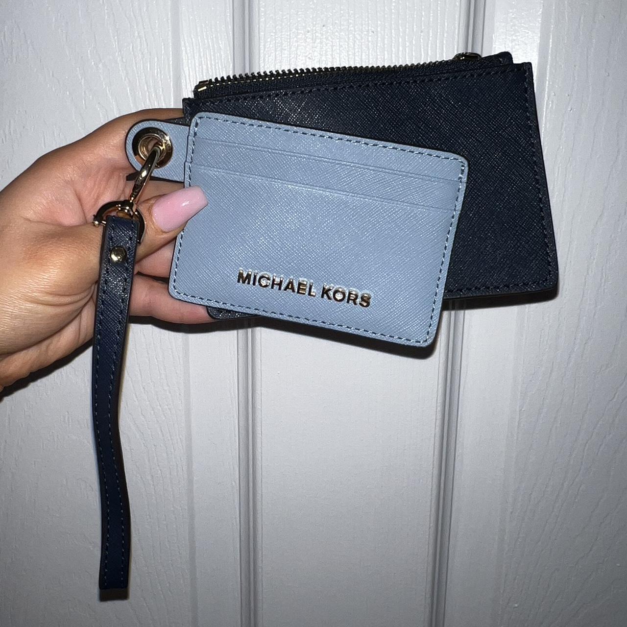 Michael Kors Crossbody Leather Bag Messenger Handbag Purse +Keychain Ring  Wallet | eBay
