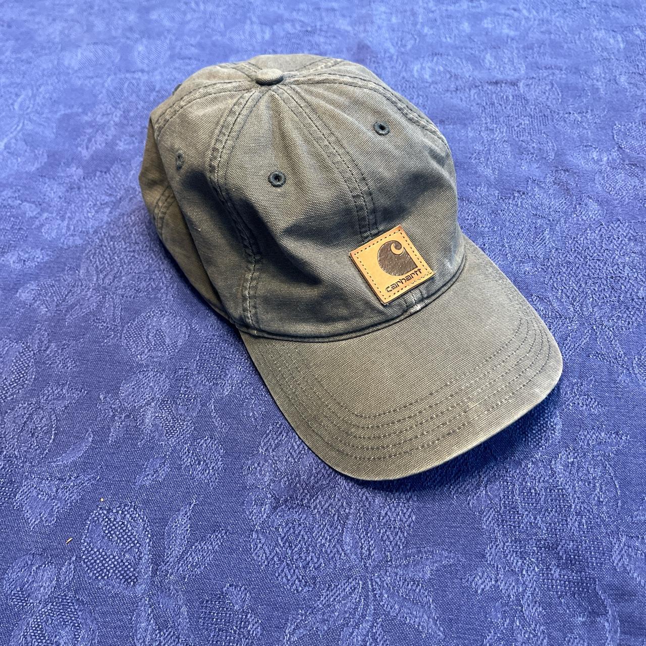 Faded Forrest Green Carhartt Hat Great Condition - Depop