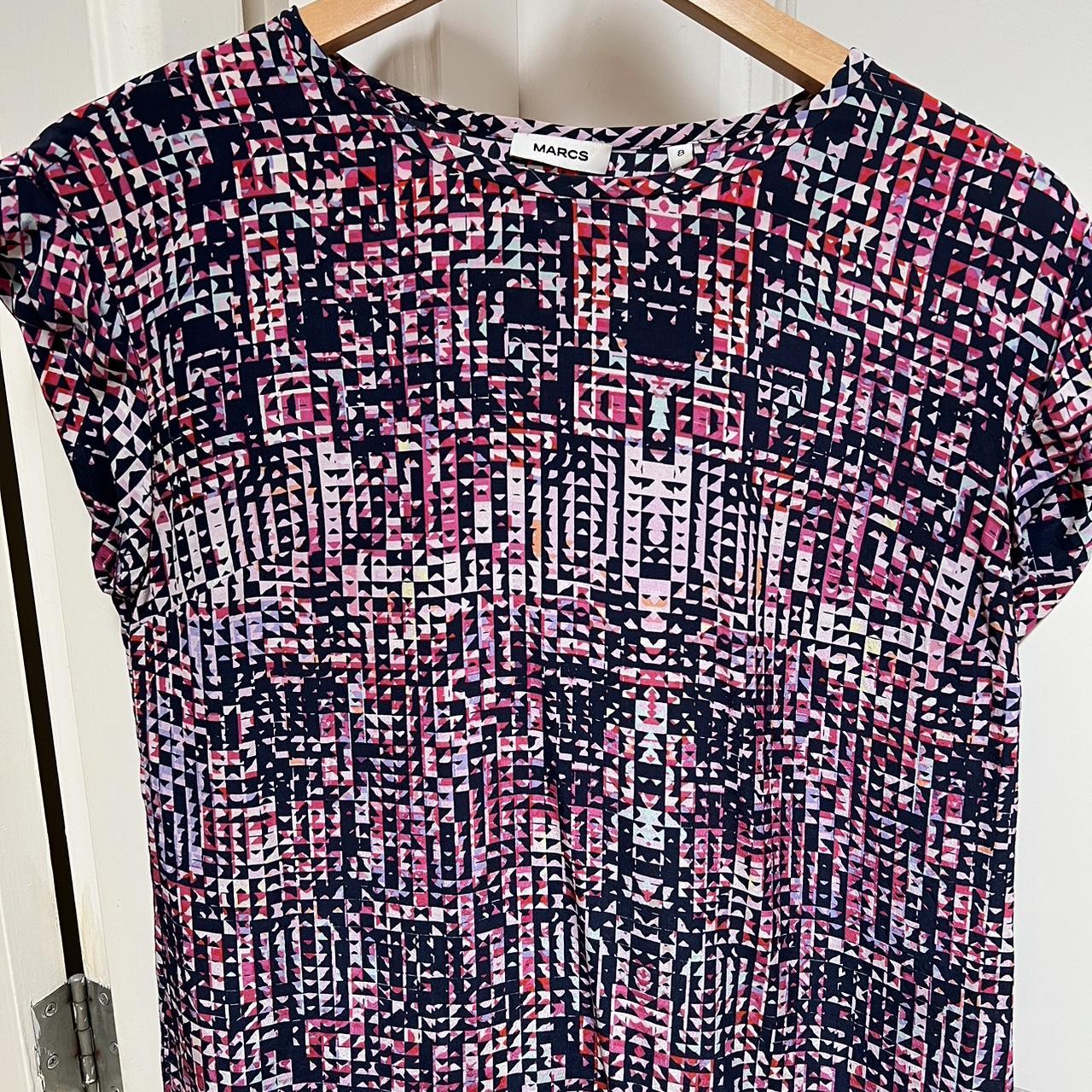 Marcs top. 100% silk. Size 8 - Depop