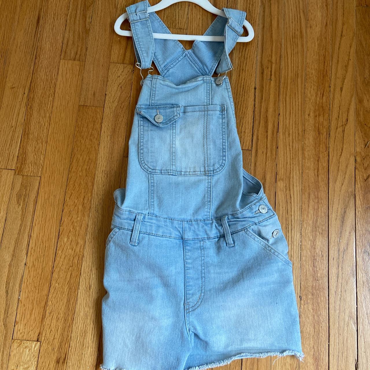 Target Women's Blue Dungareesoveralls Depop