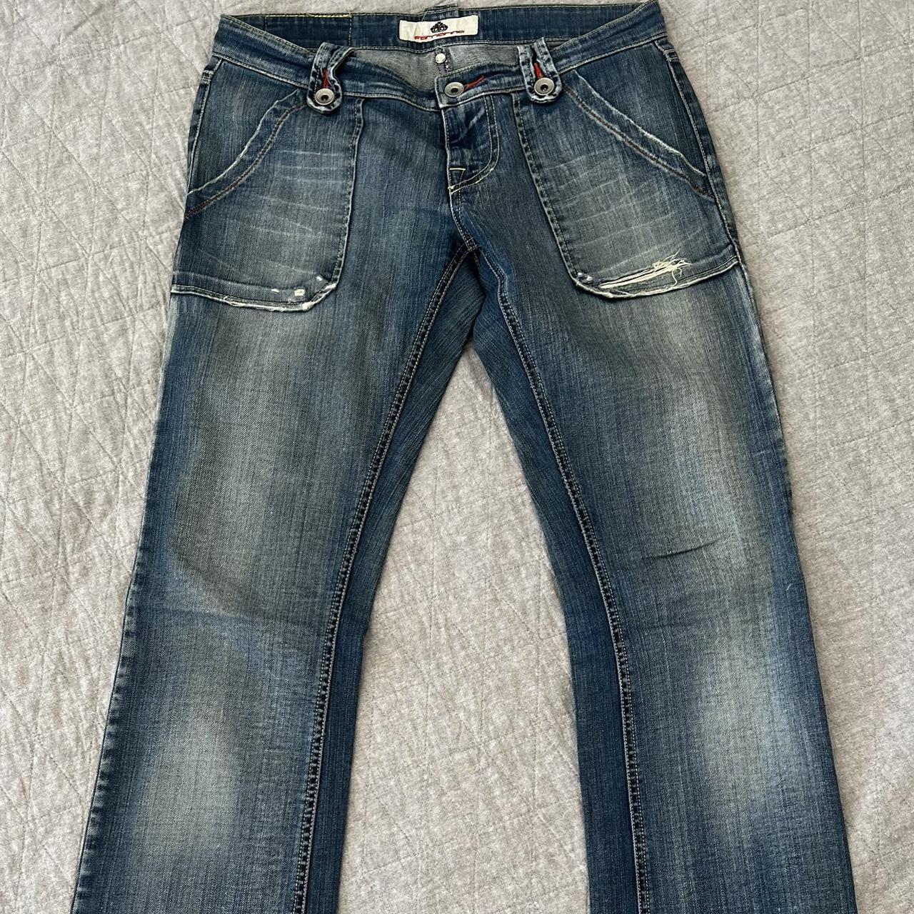 Fornarina slight flare style jeans Size 27 Great... - Depop