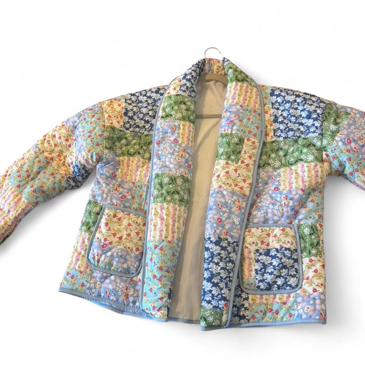 Women's Jacket - Multi - L – Cute patchwork quilt… - image 1