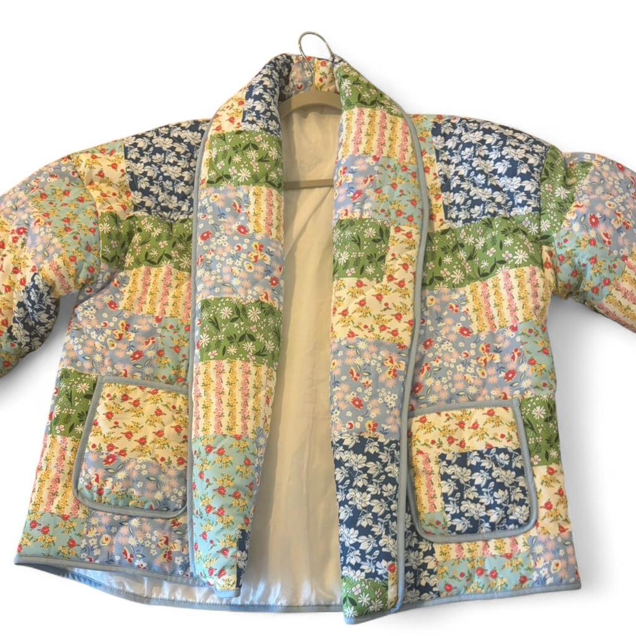 Women's Jacket - Multi - L – Cute patchwork quilt… - image 2