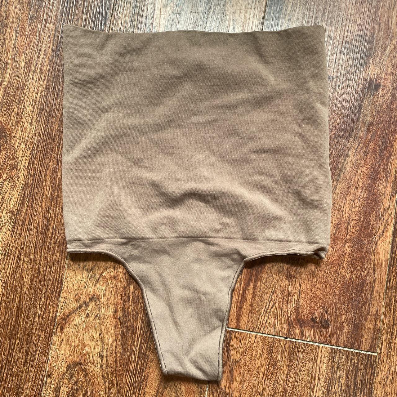 skims high waist thong underwear - Depop