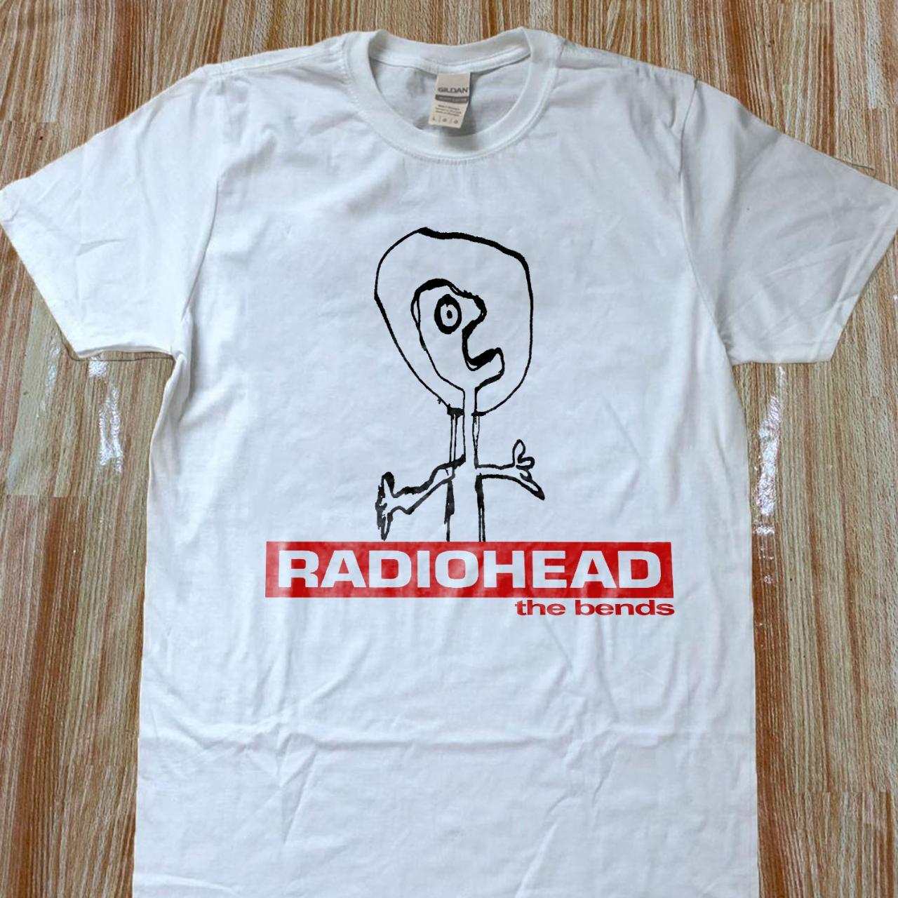 radiohead t shirt Unisex Heavy Cotton Tee T-shirt... - Depop