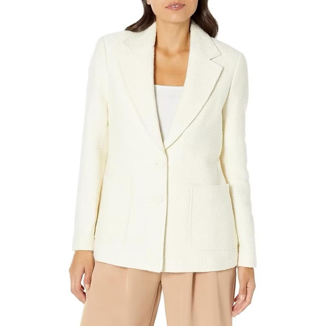 Club Monaco Women's Suit Cream/White – Club Monaco Textured