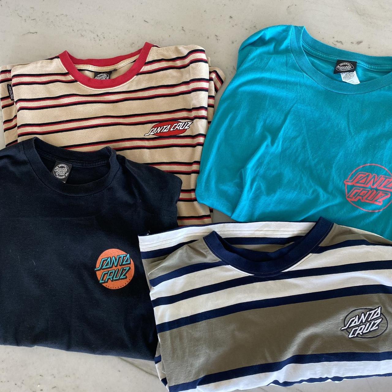 Men’s Santa Cruz tee shirt bundle! Selling for... - Depop