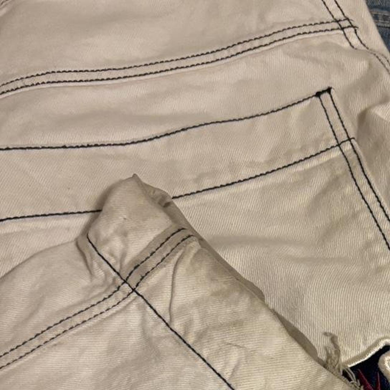 Jnco cream twin cannons 32x30 - Depop