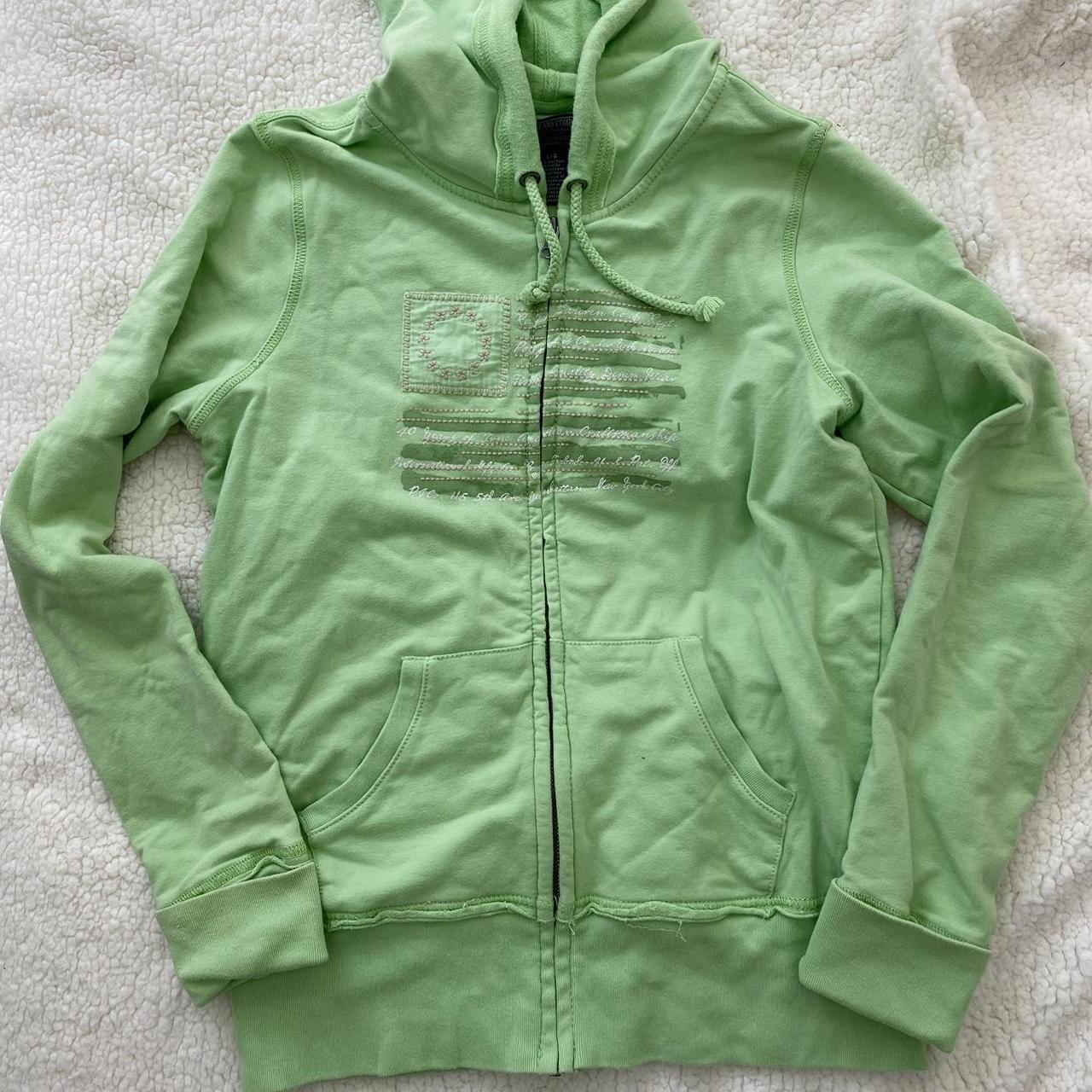 Neon green polo discount hoodie