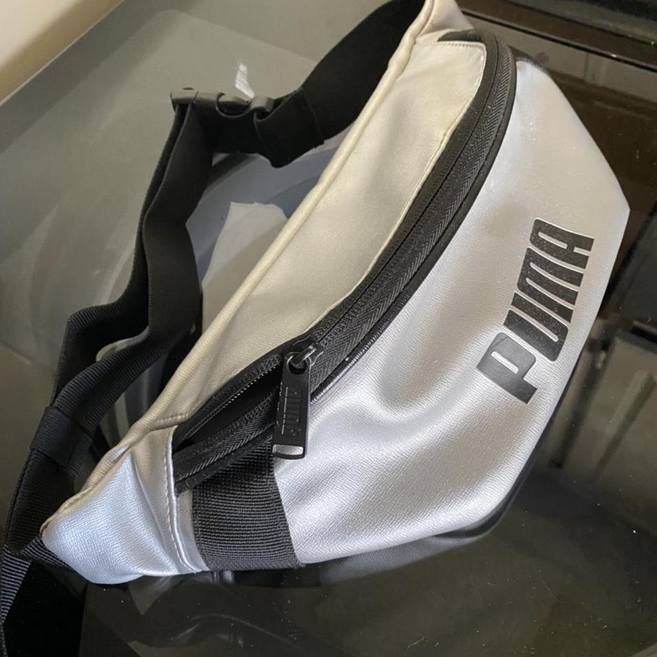 Silver gray puma fanny pack hip bag. New, only used... Depop