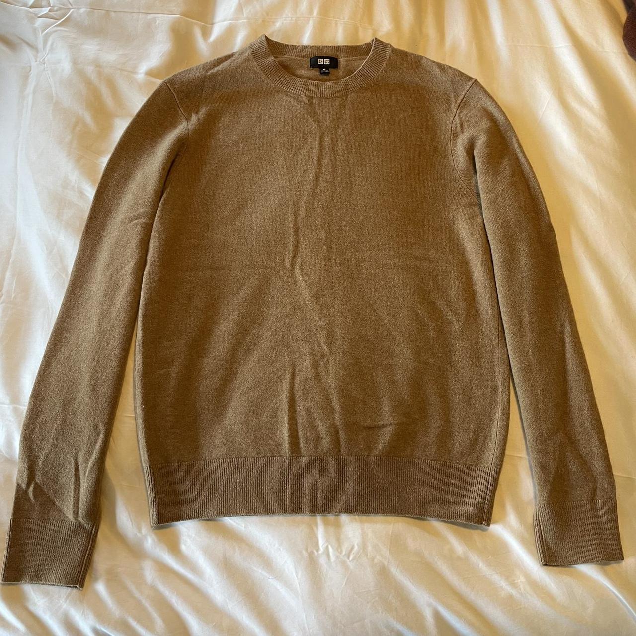 Burnt orange Uniqlo sweater - Depop