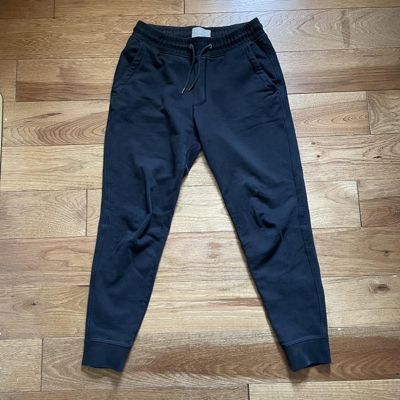 Everlane french terry black sweatpants - Depop