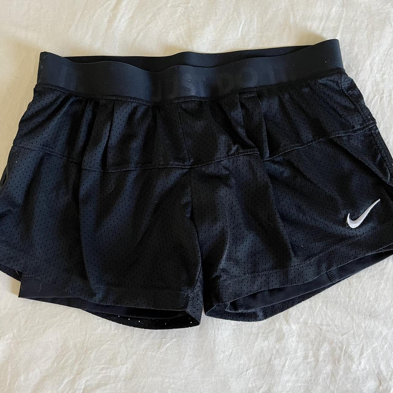 dri fit nike black shorts